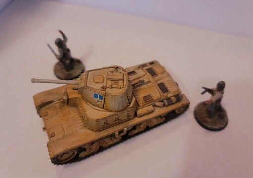 WWII Italian M15-42 tank + AA turret Various Scales Historical Wargaming