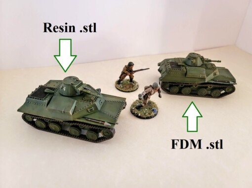 WWII Soviet T-40 Light Tank Various Scales Historical Wargaming (1 model)