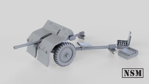 WWII Bofors 37mm Gun Various Scales Historical Wargaming
