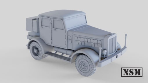 WWII German Hanomag SS100 Truck Various Scales Historical Wargaming