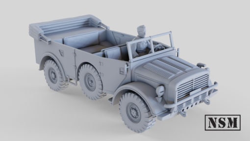 WWII German Horch 108 Heavy Field Car with Driver Various Scales (US tariffs are pre-paid by us)