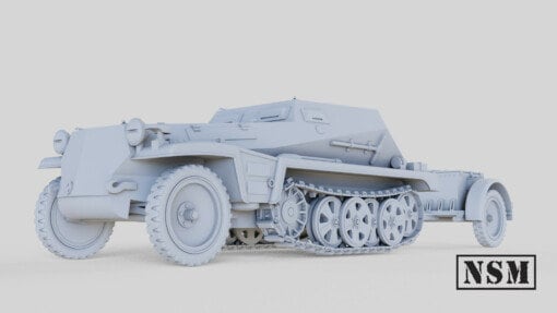 WWII German Sd.kfz 252 Armoured Ammunition Carrier with a Tow Various Scales Historical Wargaming (US tariffs are pre-paid by us)