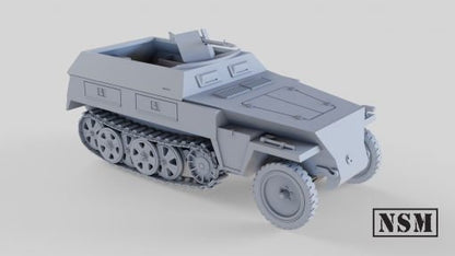 WWII Sd.kfz 250/1 Neu Halftrack Various Scales Historical Wargaming