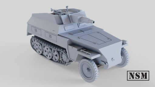 WWII German Sd.Kfz 250/8 Neu ‘Stummel’ Various Scales Historical Wargaming (US tariffs are pre-paid by us)