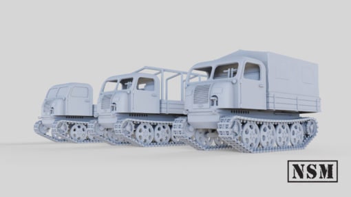 WWII German Steyr Raupenschlepper OST (RSO) (3 Variants) Various Scales Historical Wargaming