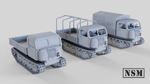 WWII German Steyr Raupenschlepper OST (RSO) (3 Variants) Various Scales Historical Wargaming