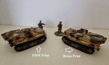 WWII German Borgward IV A Demolition Vehicle Various Scales Historical Wargaming (1 model)