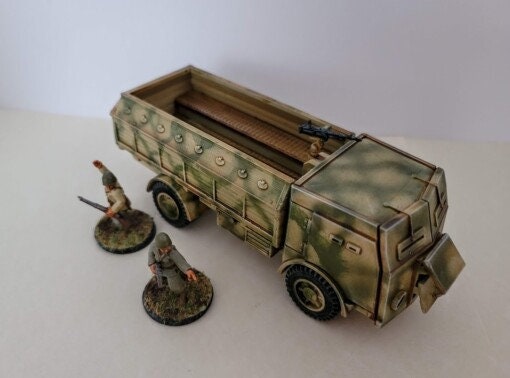 WWII Italian Fiat 665NM Auto Protetto APC Various Scales Historical Wargaming