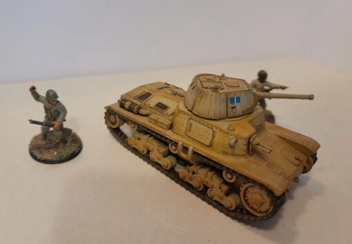 WWII Italian M15-42 tank + AA turret Various Scales Historical Wargaming