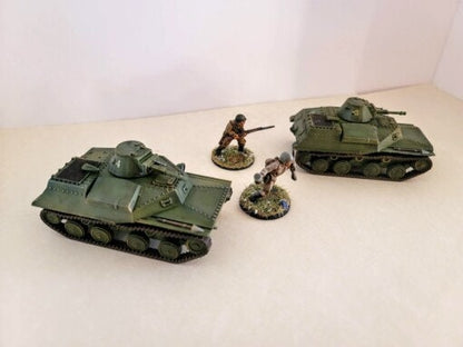 WWII Soviet T-40 Light Tank Various Scales Historical Wargaming (1 model) (US tariffs are pre-paid by us)