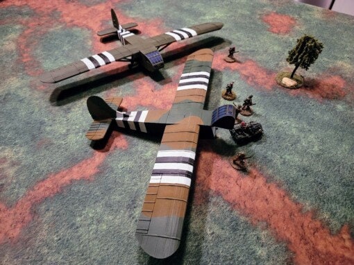 WWII US British CG-4 Waco Hadrian Glider Various Scales Wargaming Terrain