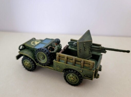 WWII US WC 52 34 Ton Truck Various Scales Historical Wargaming