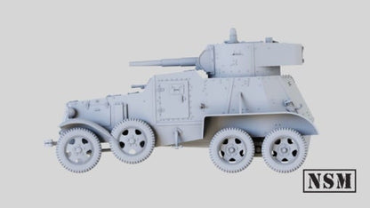 WWII Soviet BA-6 Armoured Car Various Scales Historical Wargaming
