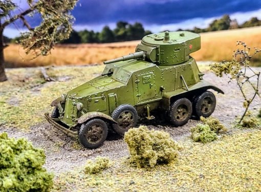 WWII Soviet BA-6 Armoured Car Various Scales Historical Wargaming