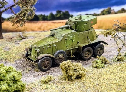 WWII Soviet BA-6 Armoured Car Various Scales Historical Wargaming