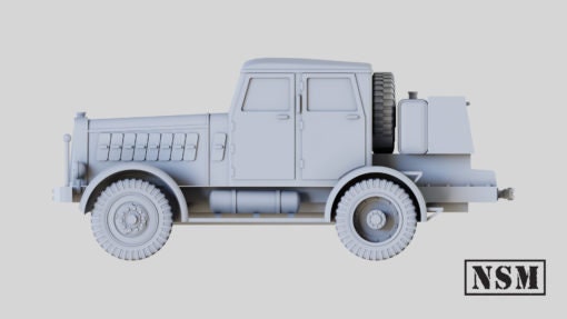 WWII German Hanomag SS100 Truck Various Scales Historical Wargaming