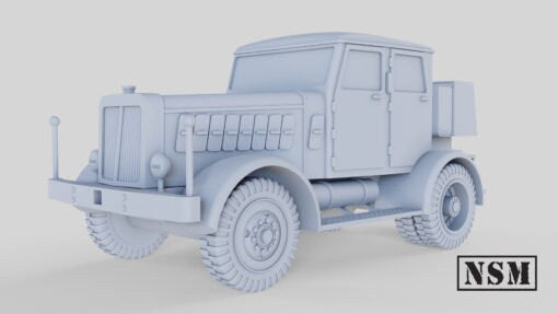 WWII German Hanomag SS100 Truck Various Scales Historical Wargaming