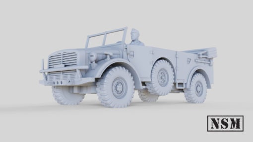 WWII German Horch 108 Heavy Field Car with Driver Various Scales