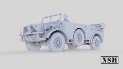 WWII German Horch 108 Heavy Field Car with Driver Various Scales