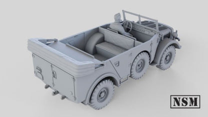 WWII German Horch 108 Heavy Field Car with Driver Various Scales (US tariffs are pre-paid by us)
