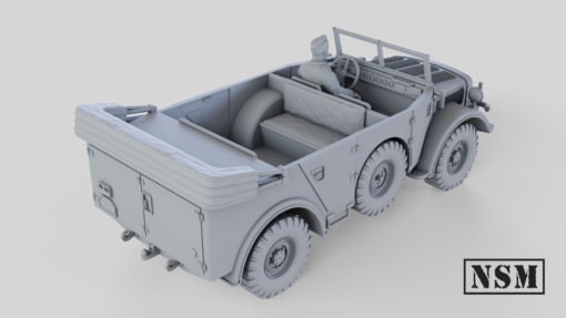 WWII German Horch 108 Heavy Field Car with Driver Various Scales