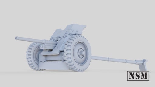 Soviet M1937 45mm AT Gun 1/56 scale (US tariffs are pre-paid by us)