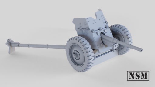 Soviet M1937 45mm AT Gun 1/56 scale (US tariffs are pre-paid by us)