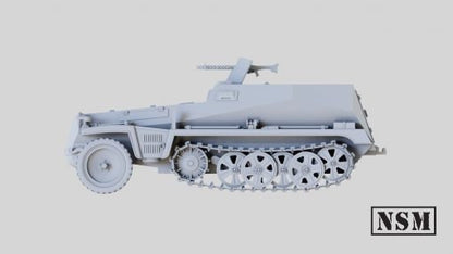 WWII German Sd.kfz 250/1 Alt Halftrack Various Scales Historical Wargaming