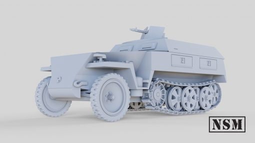 WWII Sd.kfz 250/1 Neu Halftrack Various Scales Historical Wargaming