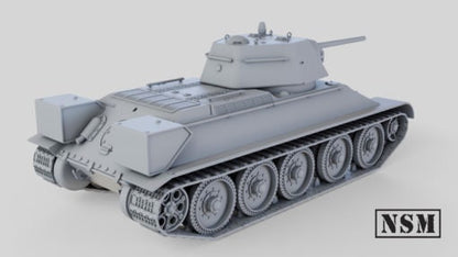 WWII Soviet or Finnish T34-76 Tank Various Scales Historical Wargaming (US tariffs are pre-paid by us)