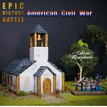 Historical Wargaming American Church Various Scales Historical Wargaming (US tariffs are pre-paid by us)