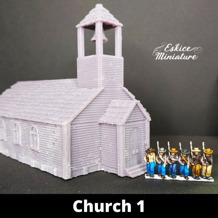 Historical Wargaming American Church Various Scales Historical Wargaming (US tariffs are pre-paid by us)