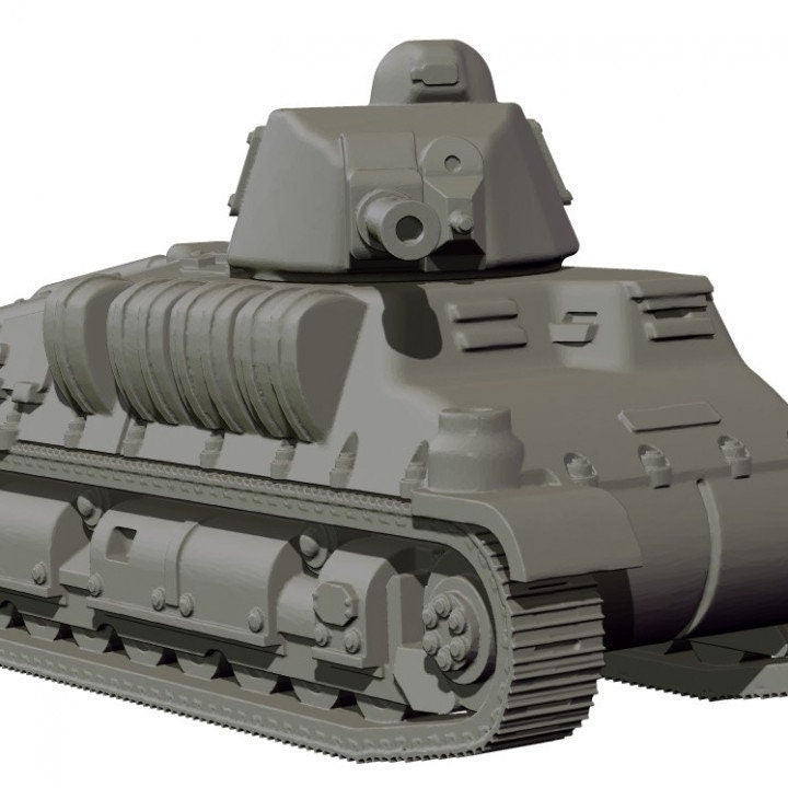 WWII French Somua Tank Various Scales Historical Wargaming (US tariffs are pre-paid by us)