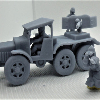 WWII French Laffly with 47mm Gun and Crew Various Scales Historical Wargaming