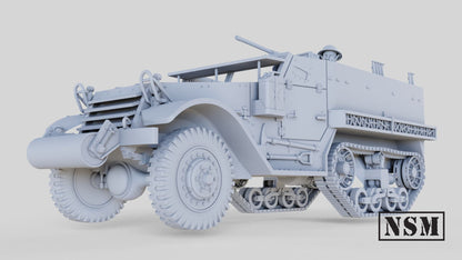 WWII British 8th Army M5 Halftrack (Optional Sikh Crew) Various Scales Historical Wargaming