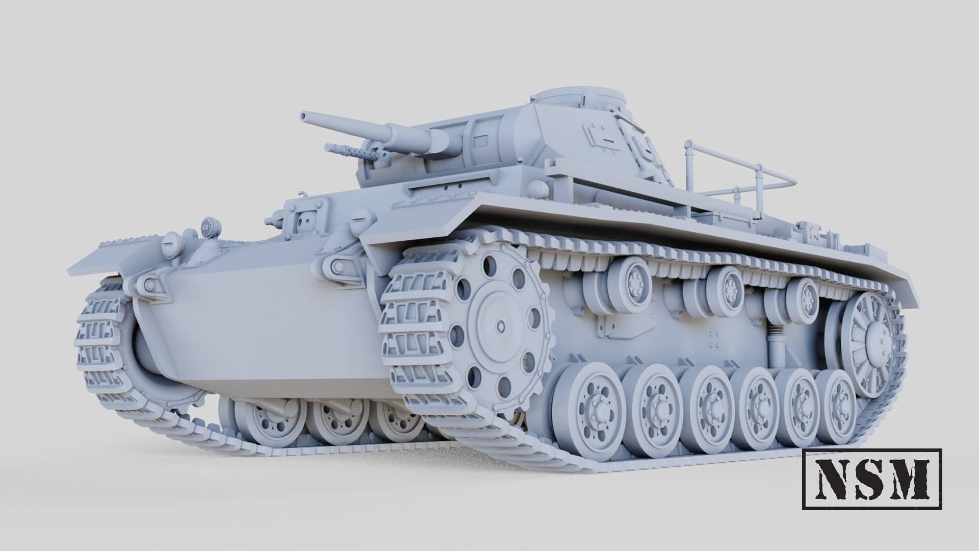 WWII German Panzerbefehlswagen III Ausf E Command Tank Various Scales Historical Wargaming