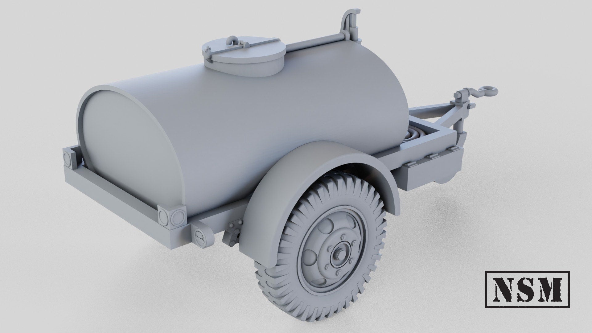 WWII US G-527 Water Trailer Various Scales Historical Wargaming