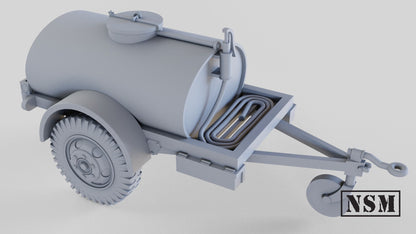 WWII US G-527 Water Trailer Various Scales Historical Wargaming