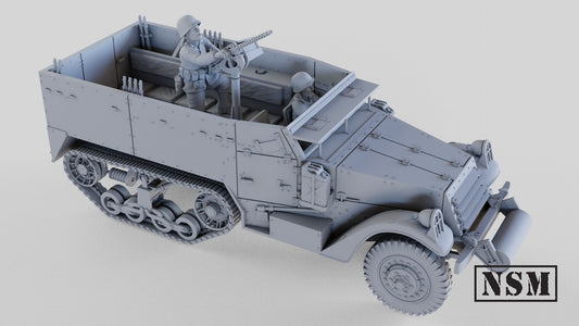 WWII US M3 Halftrack Various Scales Historical Wargaming (US tariffs are pre-paid by us)
