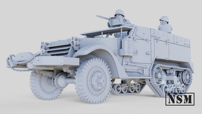 WWII US M4 Mortar Carrier Various Scales Historical Wargaming (US tariffs are pre-paid by us)