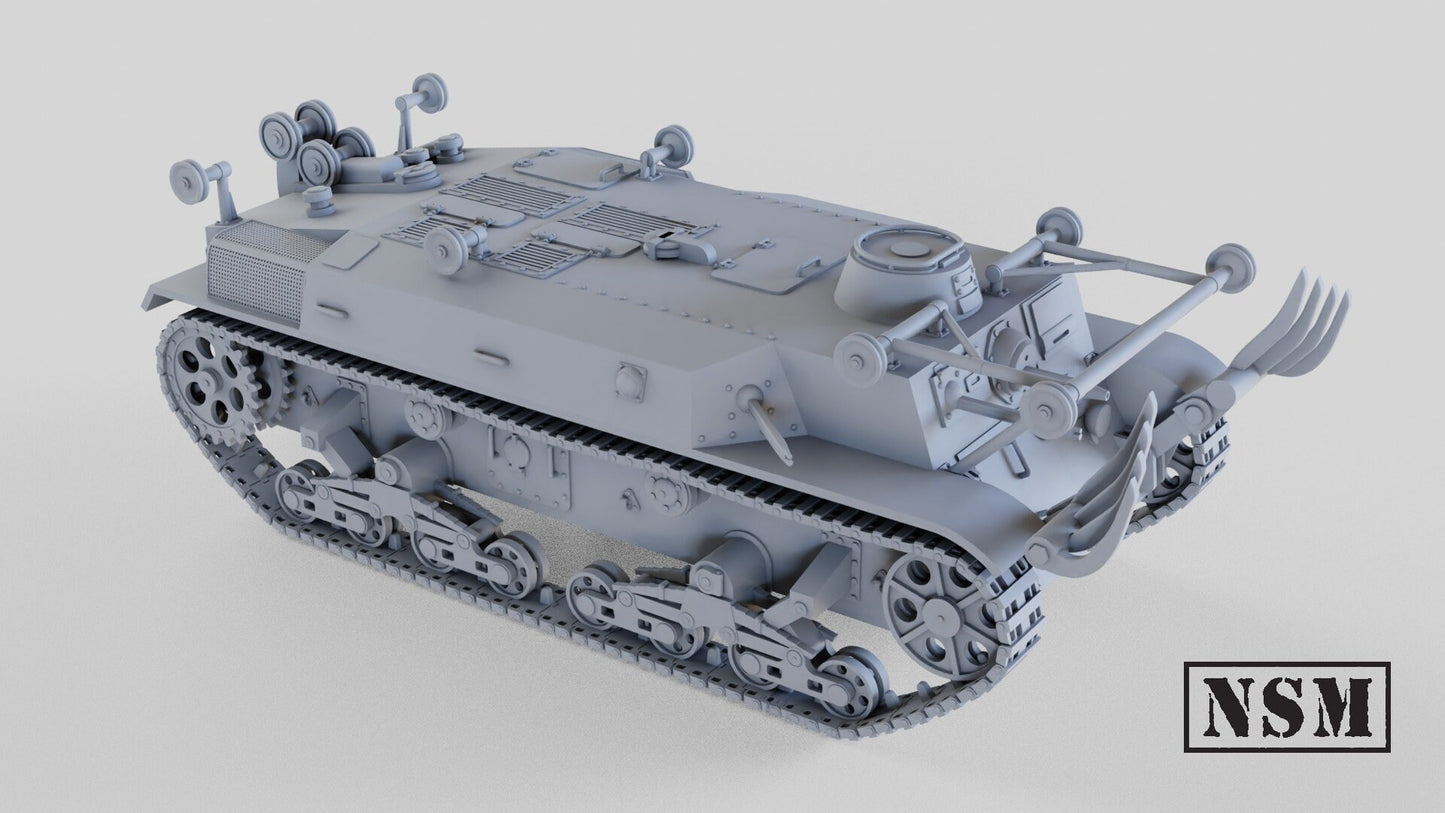 WWII Japanese Soko Sagyo Ki Fulltrack Engineering Vehicle Various Scales Historical Wargaming