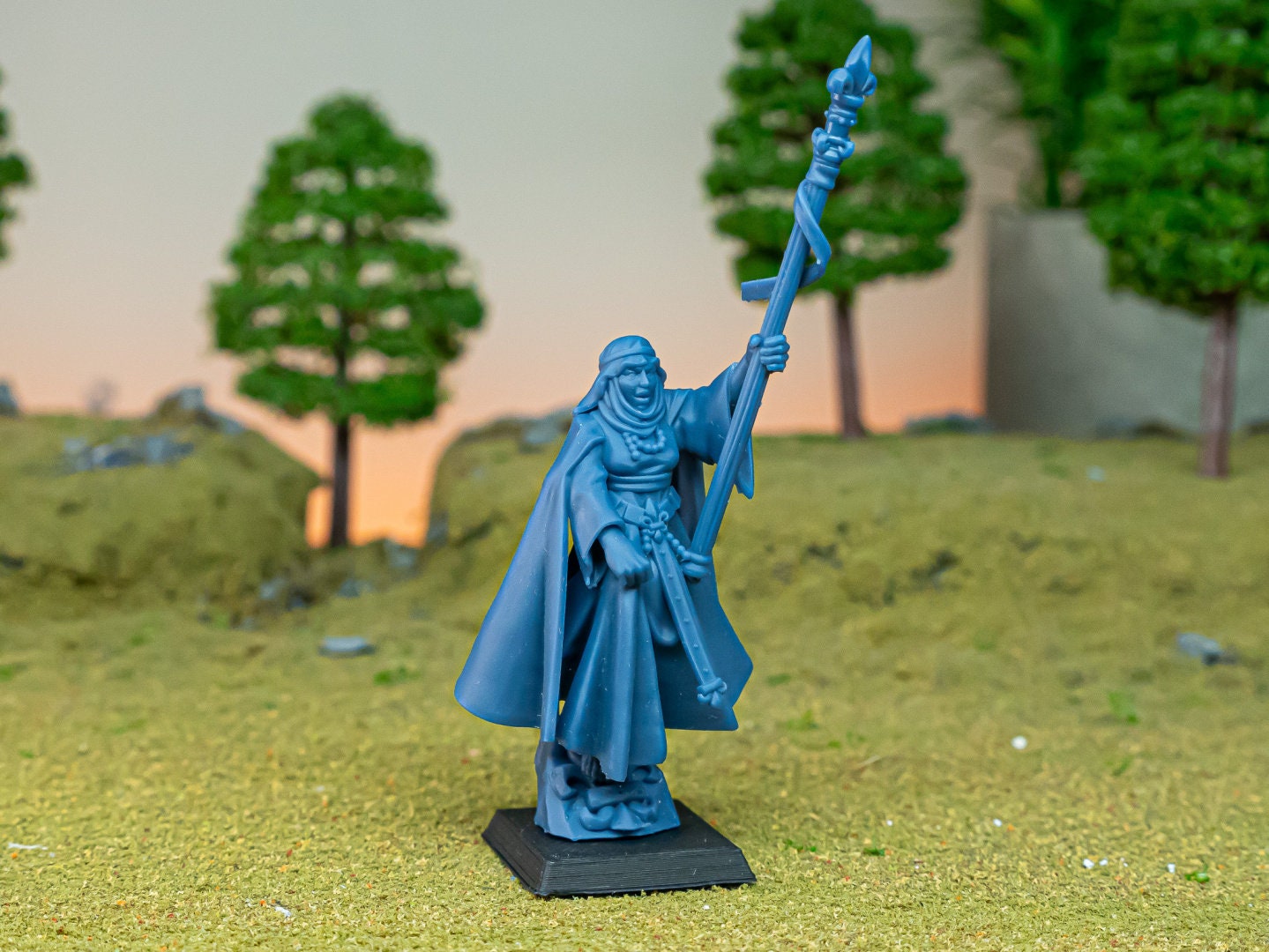 Highland Miniatures Damsel of Gallia on Foot Fantasy ToW AoS Hero