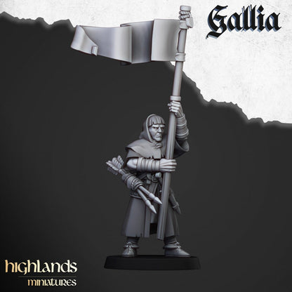 Highland Miniatures Gallia Archers x12 Fanatsy AoS ToW