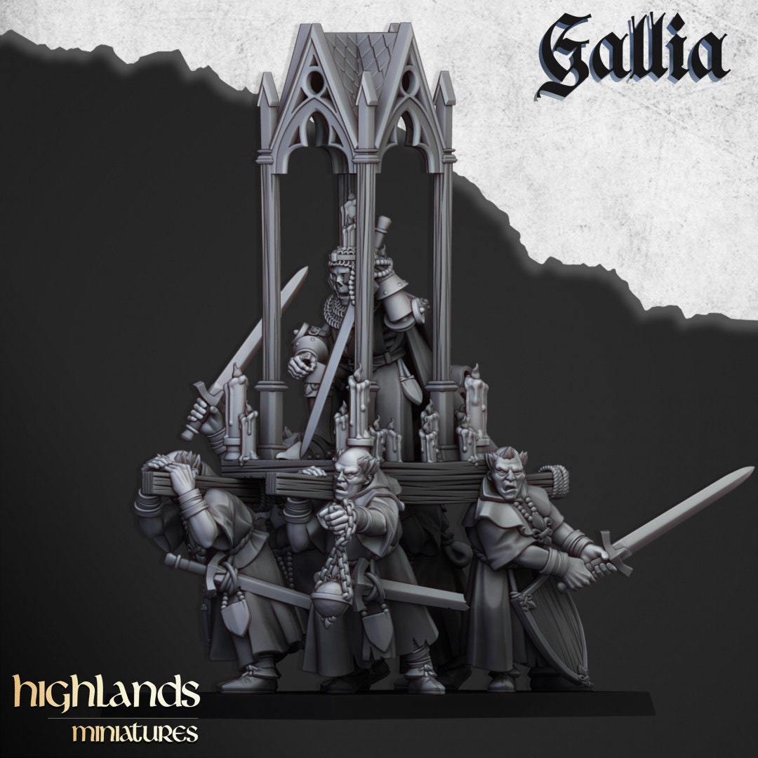 Highland Miniatures Grail Pilgrims Fantasy ToW AoS