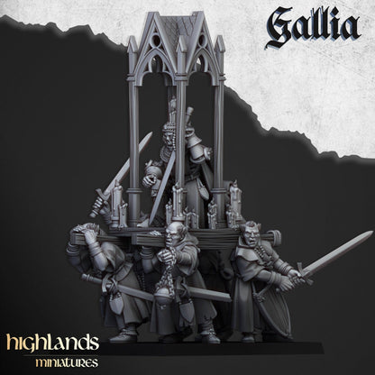 Highland Miniatures Grail Pilgrims Fantasy ToW AoS