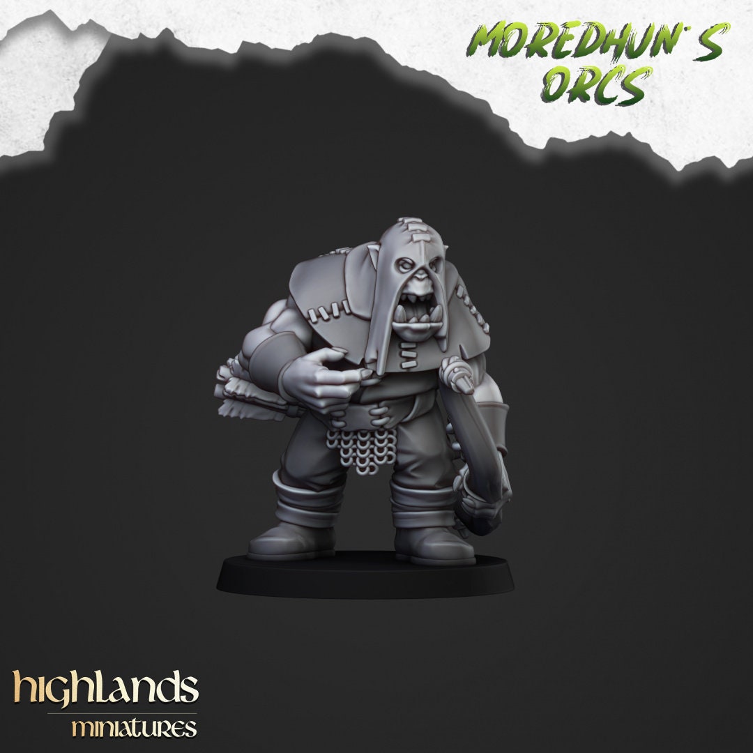 Highland Miniatures Orc Archers x10 Fantasy TOW AOS