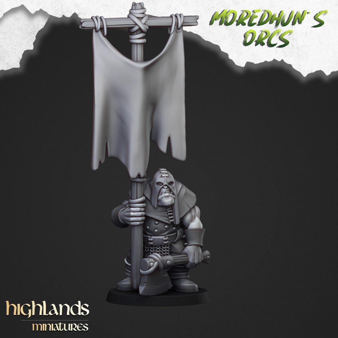 Highland Miniatures Orc Archers x10 Fantasy TOW AOS