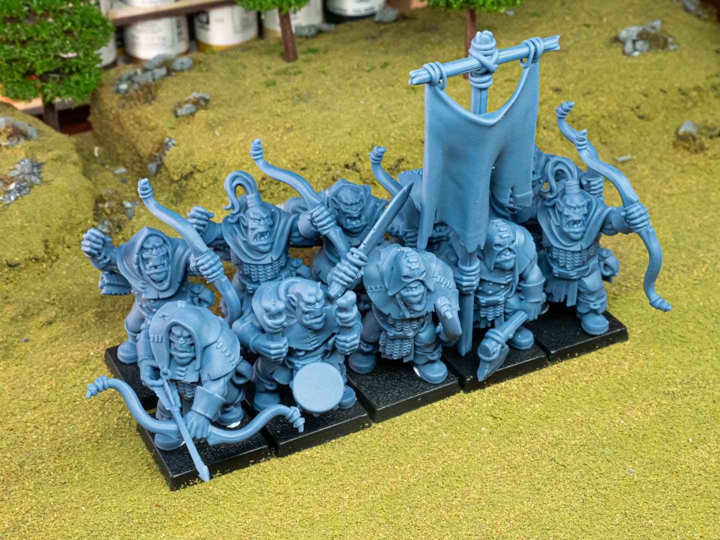 Highland Miniatures Orc Archers x10 Fantasy TOW AOS