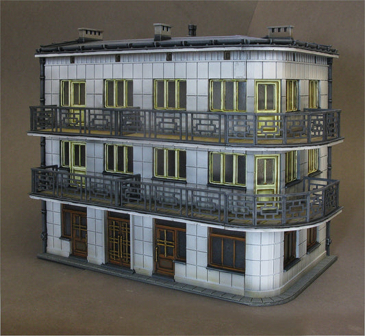 Wargaming Terrain Modernist House A Various Scales Historical Wargaming