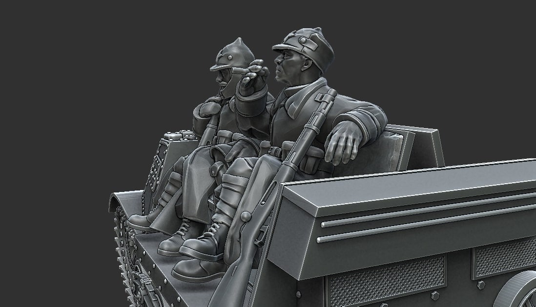WWII Soviet Winter War Passengers Set (10 models) Various Scales Historical Wargaming (US tariffs are pre-paid by us)